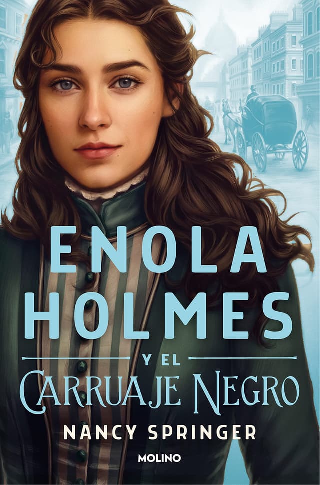 Portada de "Enola Holmes y el carruaje negro"