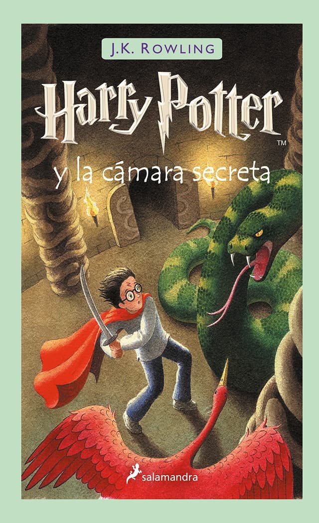 Portada de "Harry Potter y la Cámara Secreta"