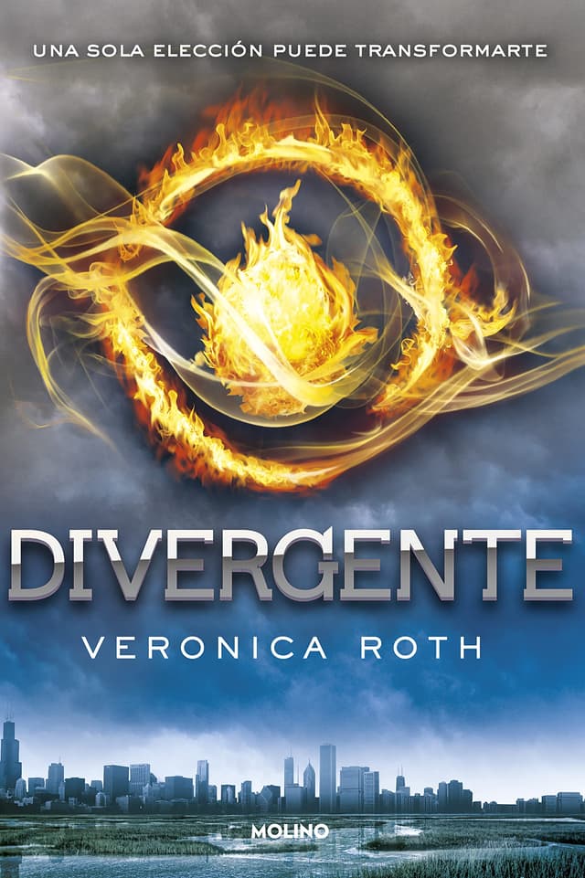 Portada de "Divergente"