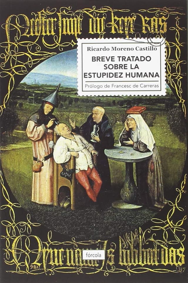 Portada de "Breve tratado sobre la estupidez humana"