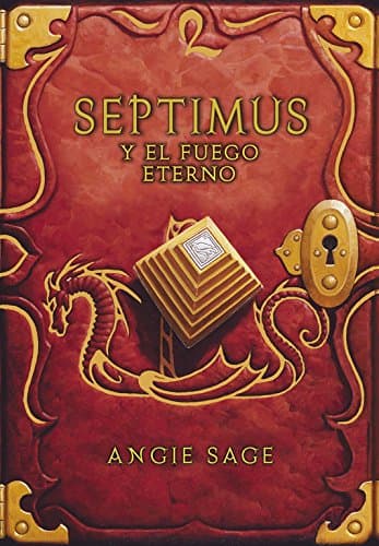 Portada de "Septimus y el fuego eterno"