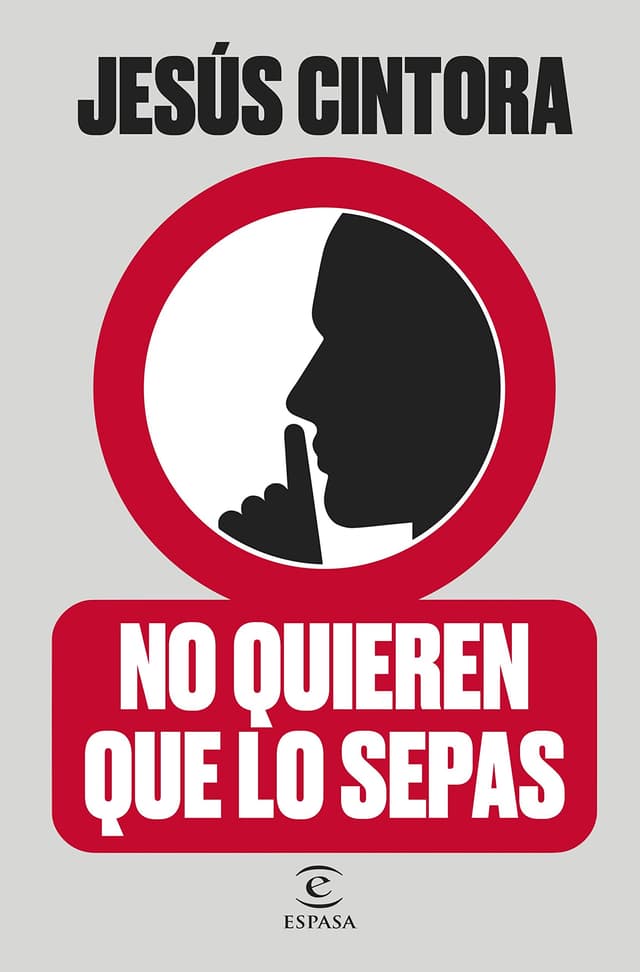 Portada de "No quieren que lo sepas"
