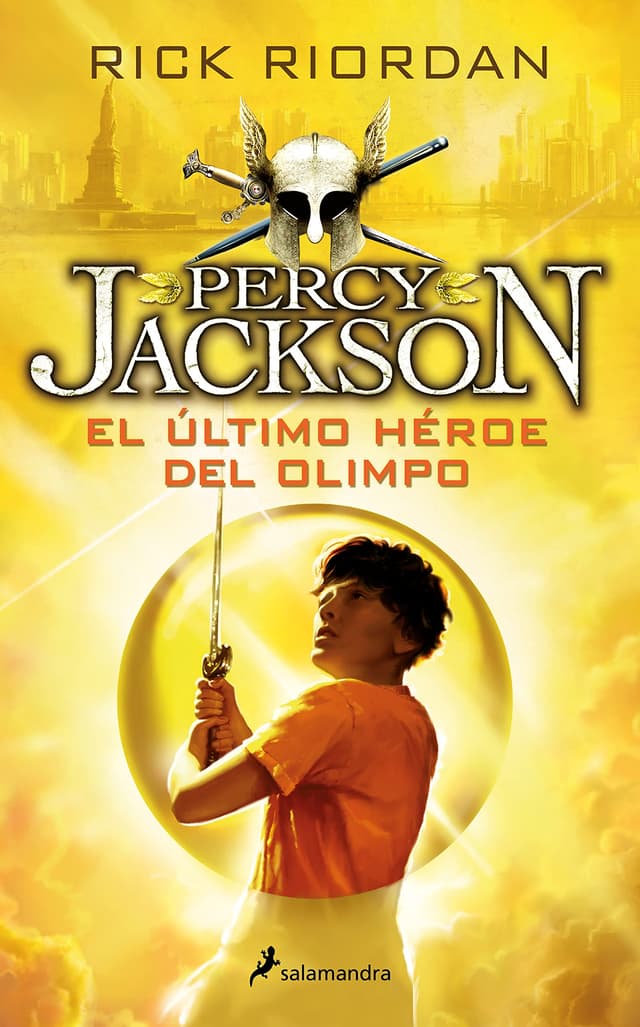 Portada de "El último héroe del Olimpo"