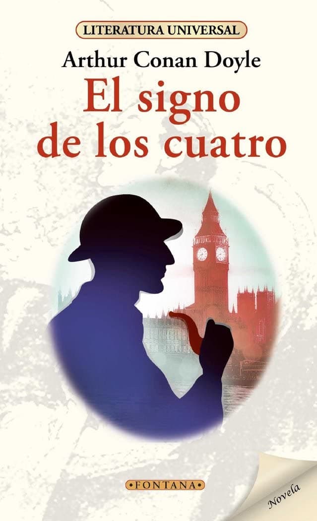 Portada de "El signo de los cuatro"