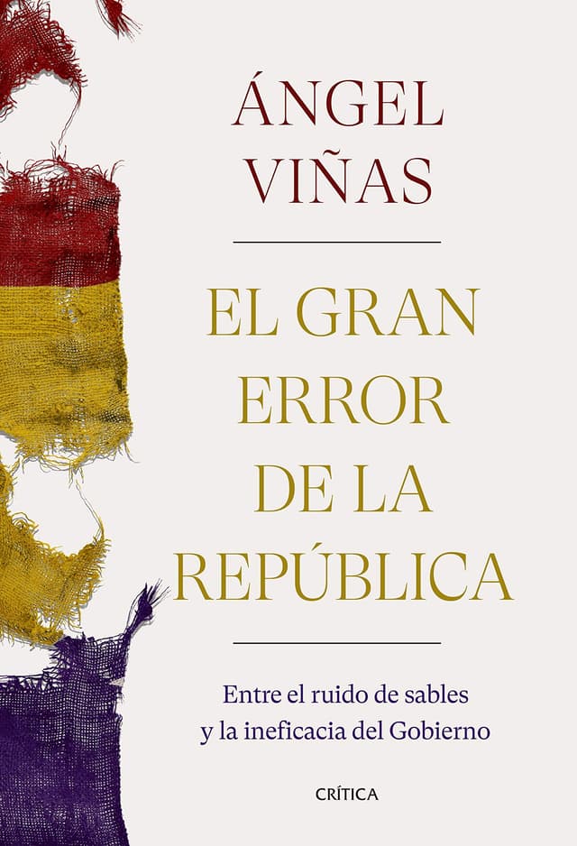Portada de "El gran error de la República"