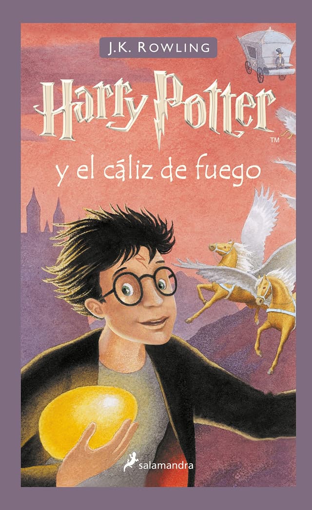 Portada de "Harry Potter y el Cáliz de Fuego"