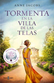 Portada de "Tormenta en la villa de las telas"