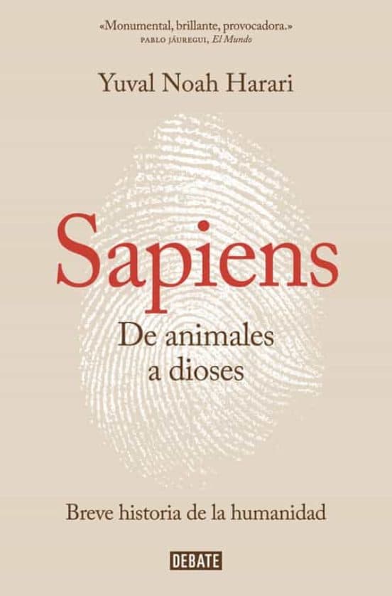 Portada de "Sapiens. De animales a dioses"