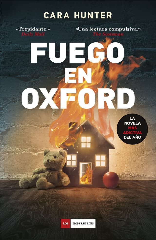 Portada de "Fuego en Oxford"