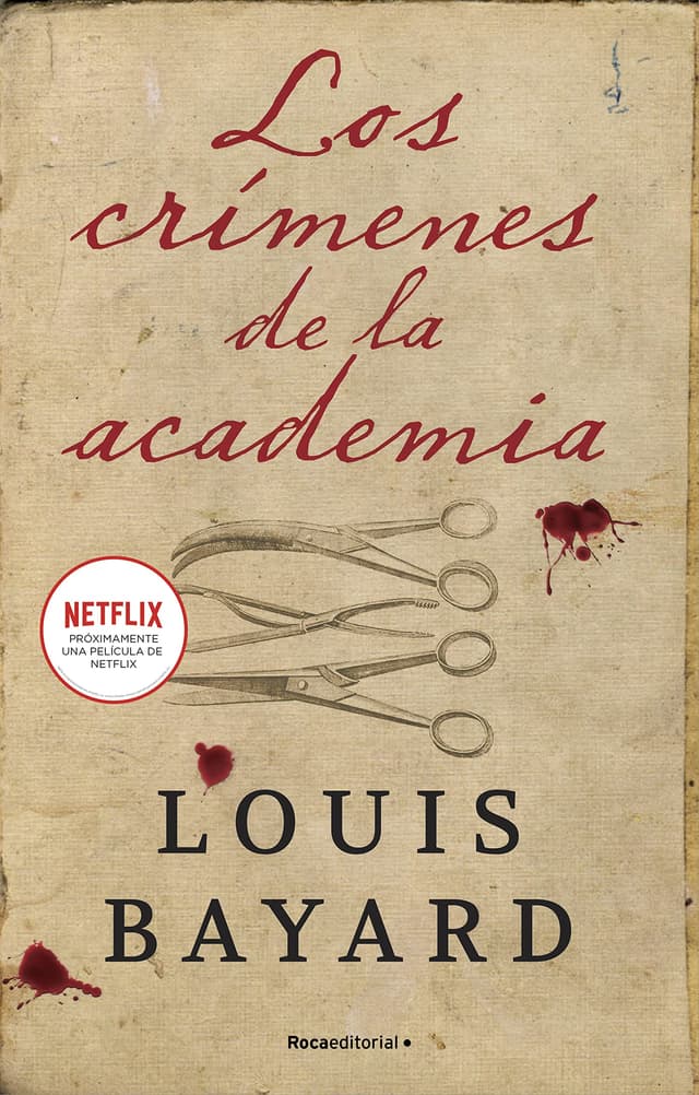 Portada de "Los crímenes de la academia"