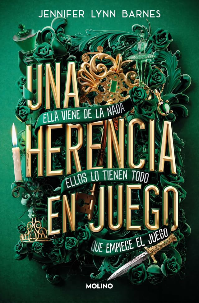 Portada de "Una herencia en juego"