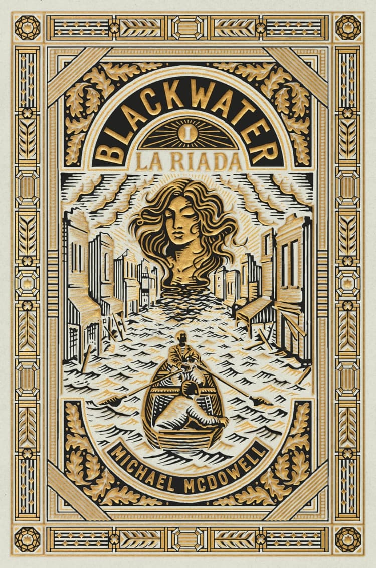 Portada de "La riada"