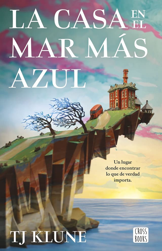 Portada de "La casa en el mar más azul"