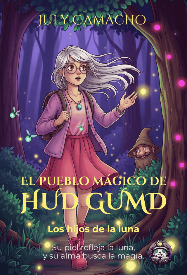Portada de "El pueblo mágico de Hud Gumd: los hijos de la luna"
