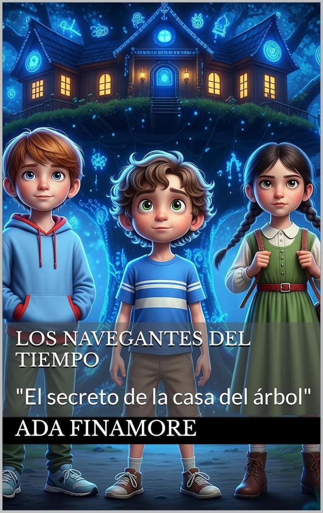 Portada de "LOS NAVEGANTES DEL TIEMPO - El secreto de la casa del árbol"