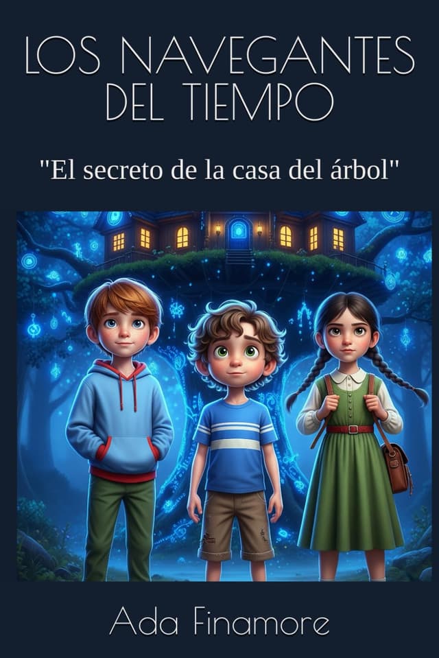 Portada de "LOS NAVEGANTES DEL TIEMPO- El secreto de la casa del árbol"