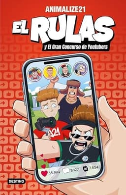 Portada de "El Rulas y el gran concurso de youtubers"